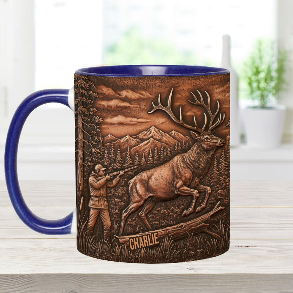 Es ist Jagdsaison – Personalisierte Tasse mit Jagdmotiv