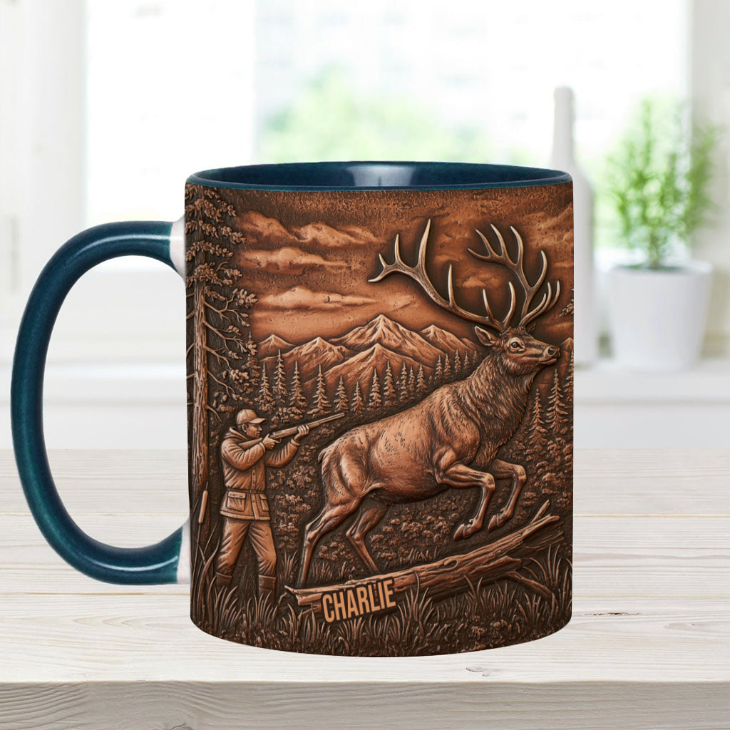 Es ist Jagdsaison – Personalisierte Tasse mit Jagdmotiv