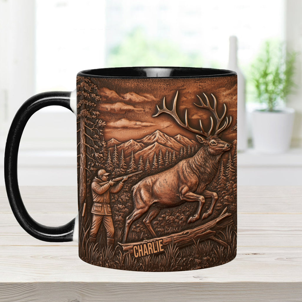 Es ist Jagdsaison – Personalisierte Tasse mit Jagdmotiv