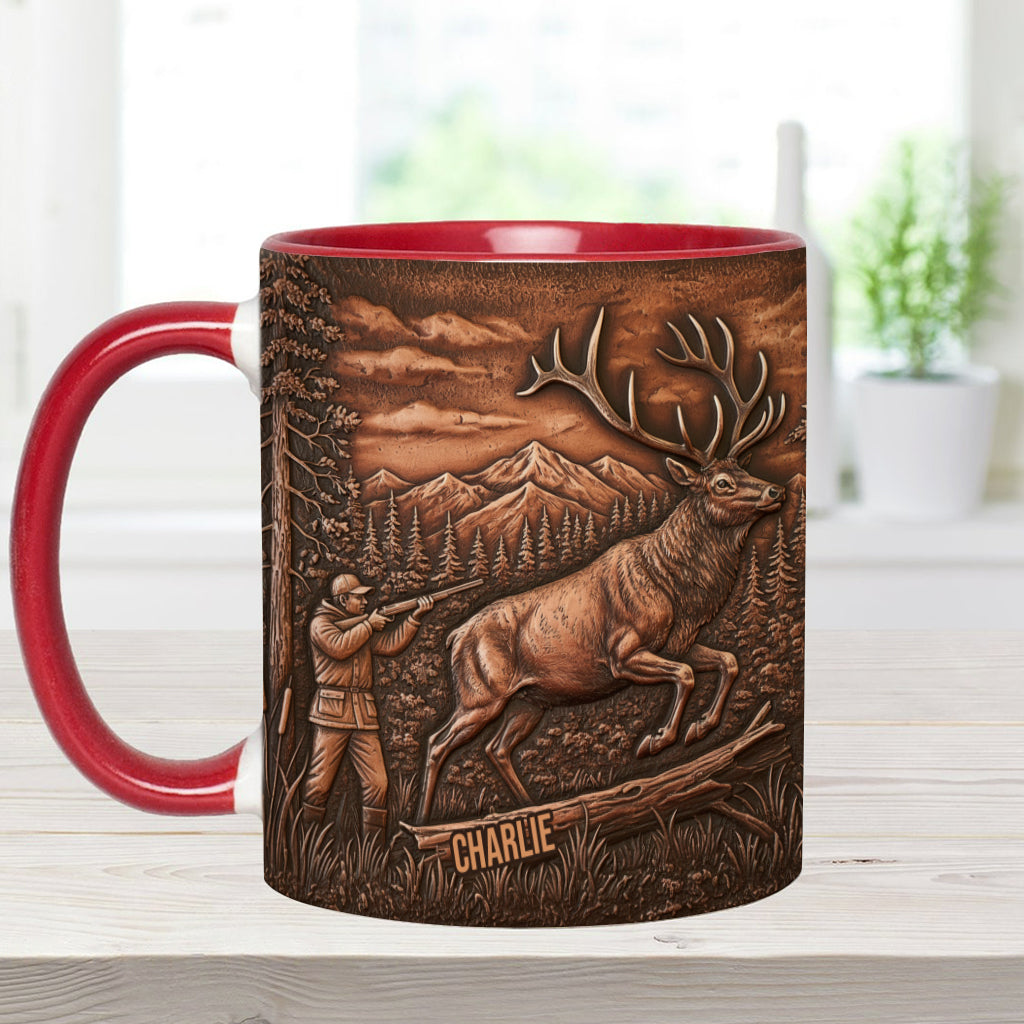 Es ist Jagdsaison – Personalisierte Tasse mit Jagdmotiv