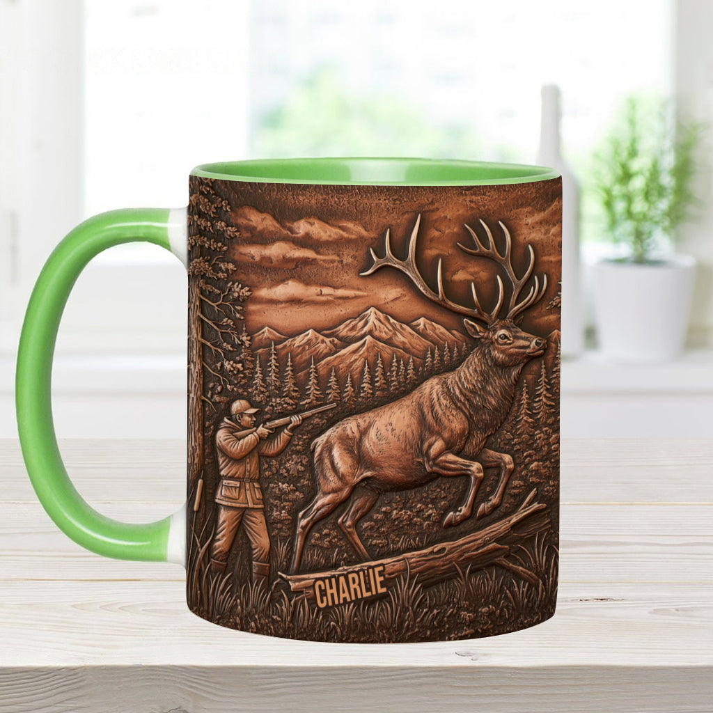 Es ist Jagdsaison – Personalisierte Tasse mit Jagdmotiv