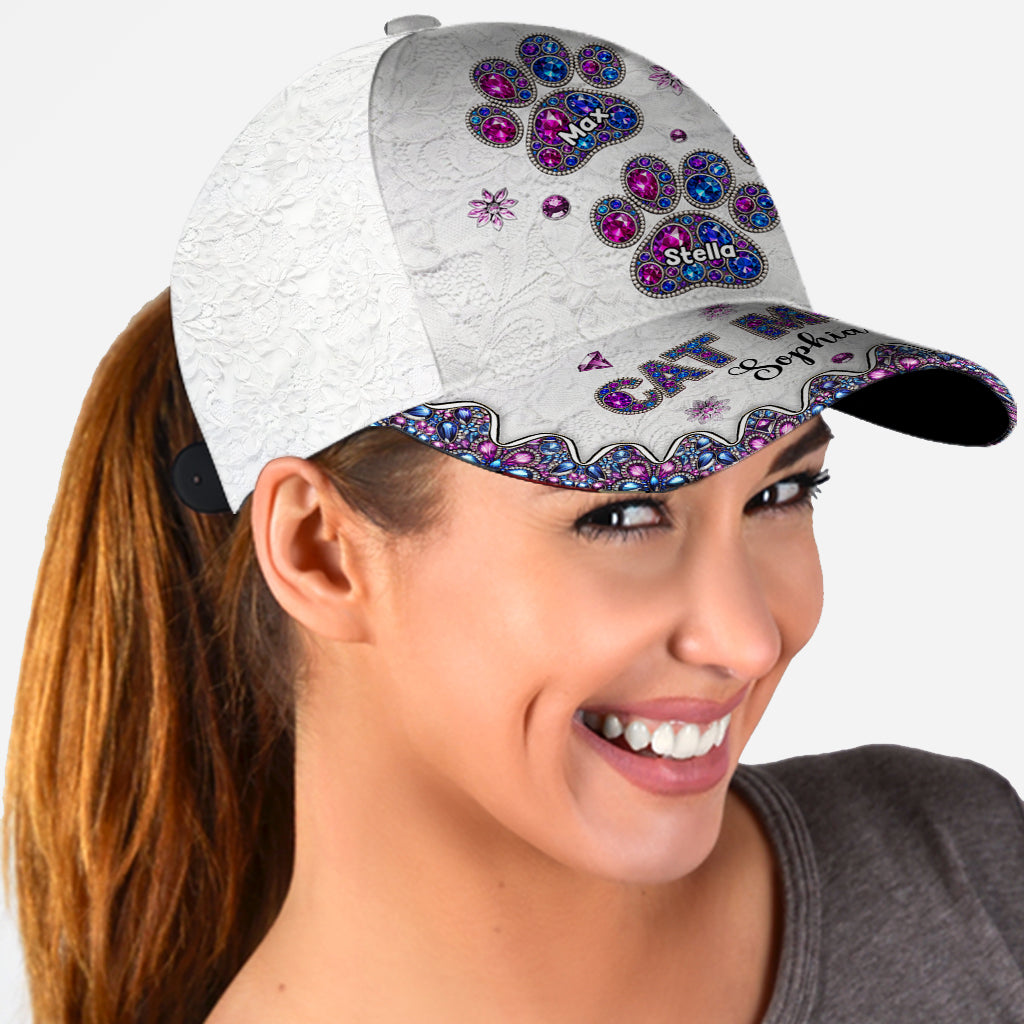 Stolze Fellmama – Personalisierte Katzen-Klassiker-Kappe