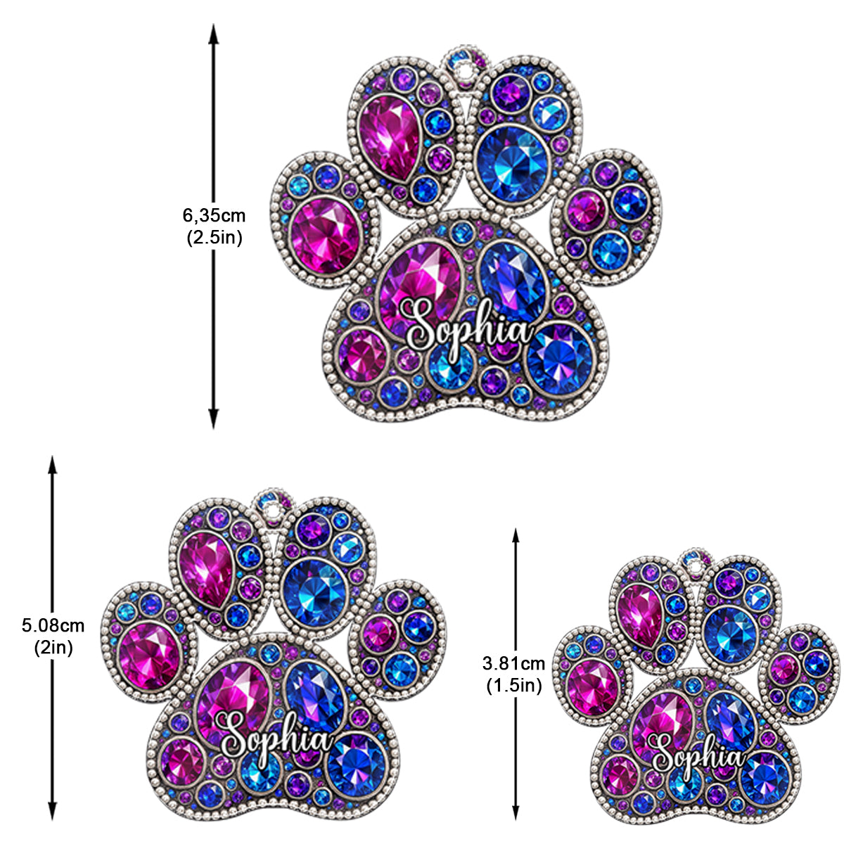 Stolze Hundemama – personalisierte Hundeohrringe