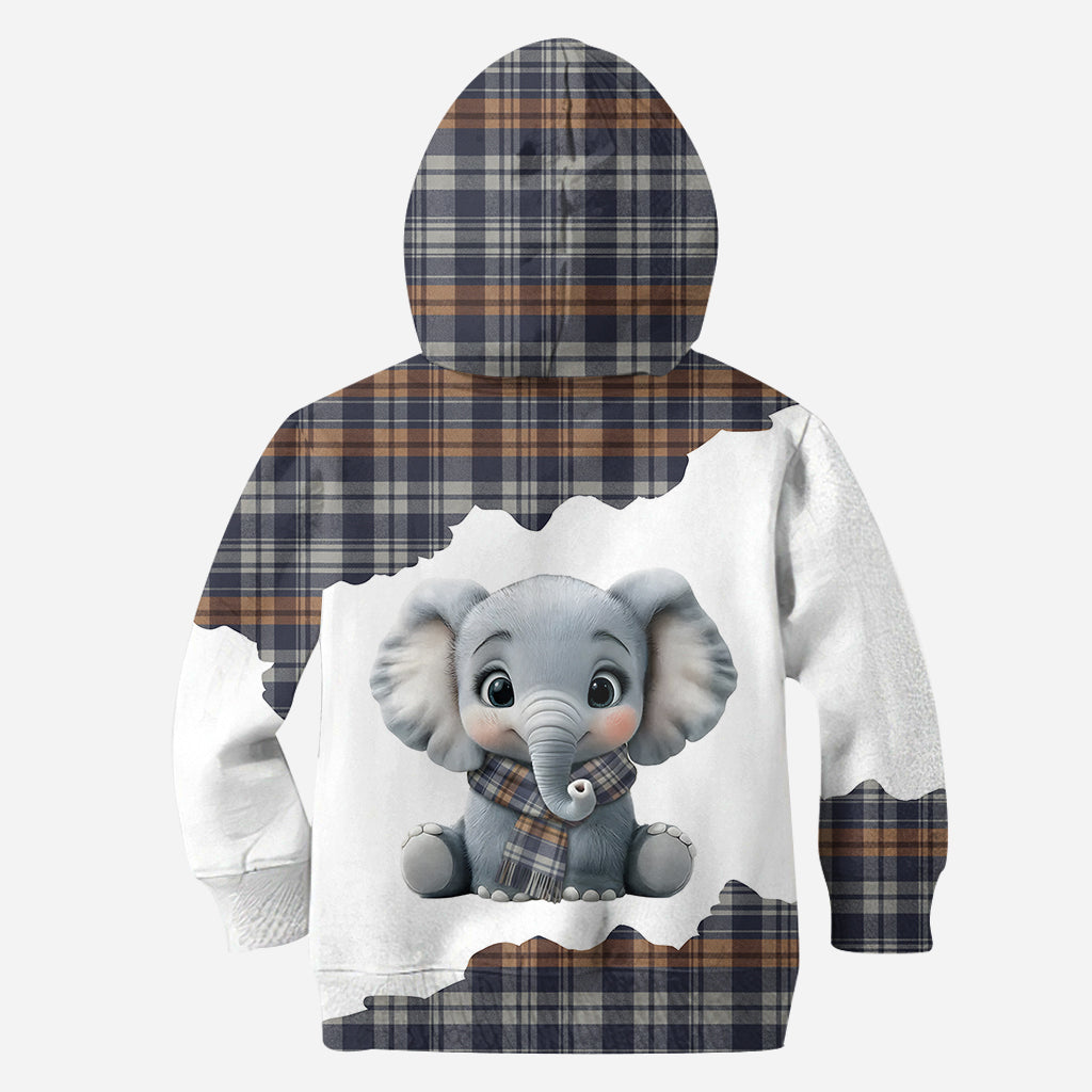 Adorable Elephant - Personalized Elephant Hoodie and Leggings