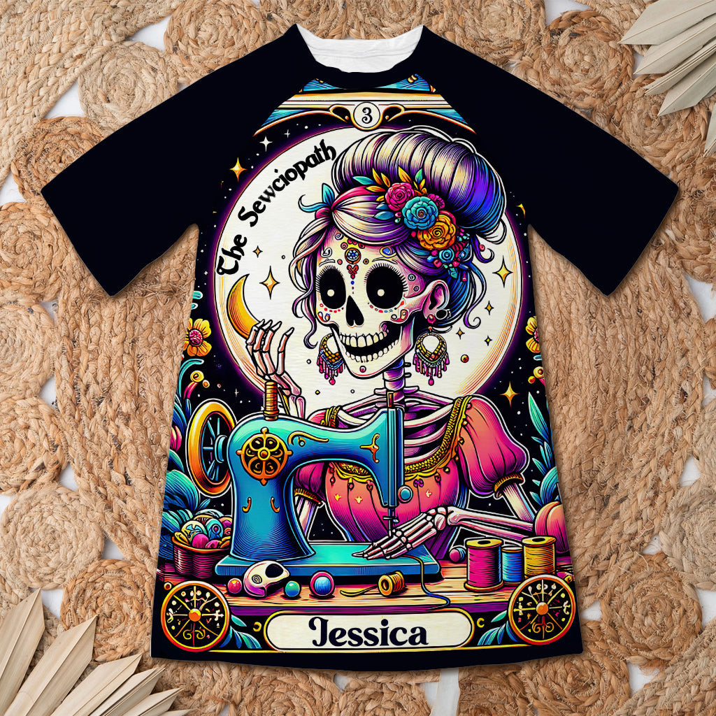 The Sewciopath – Personalisiertes Näh-Schlafshirt-Kleid