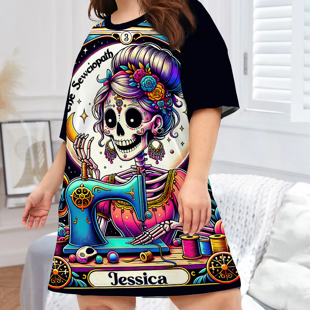 The Sewciopath – Personalisiertes Näh-Schlafshirt-Kleid