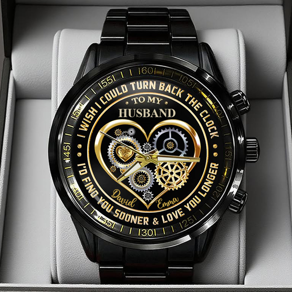 Ich liebe dich – Personalisierte Partneruhr