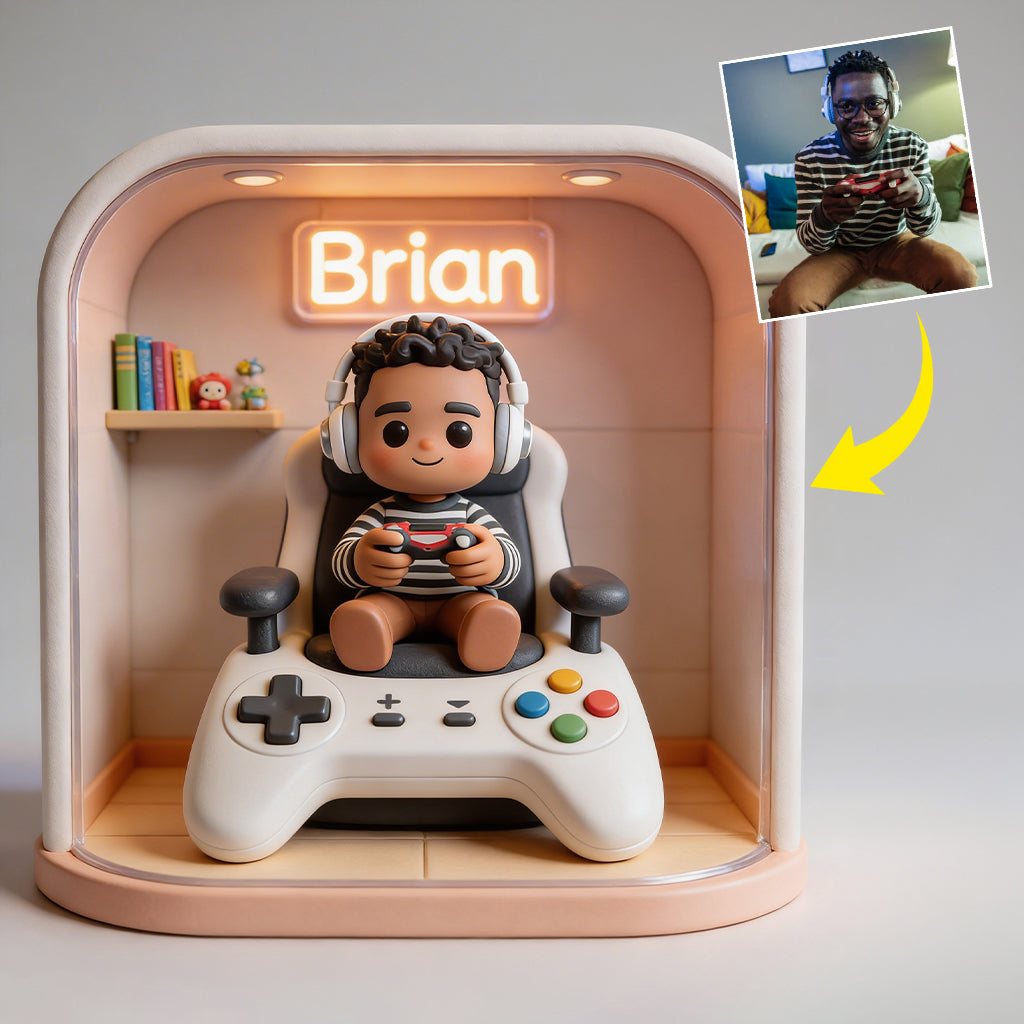 Gamer Corner - Personalized Video Game Custom Shaped Acrylic Plaque