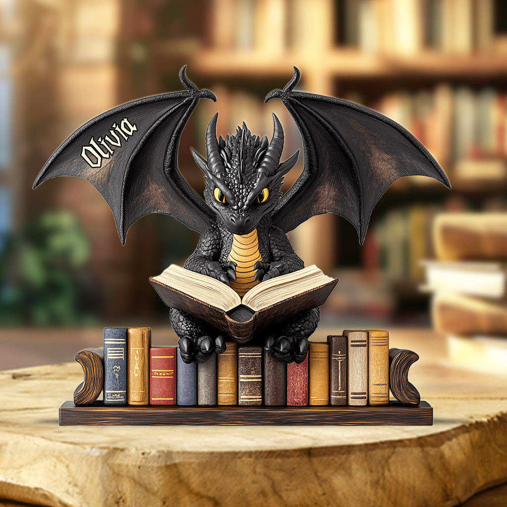 I'm A Bookdragon - Personalized Book Custom Shaped Acrylic Plaque