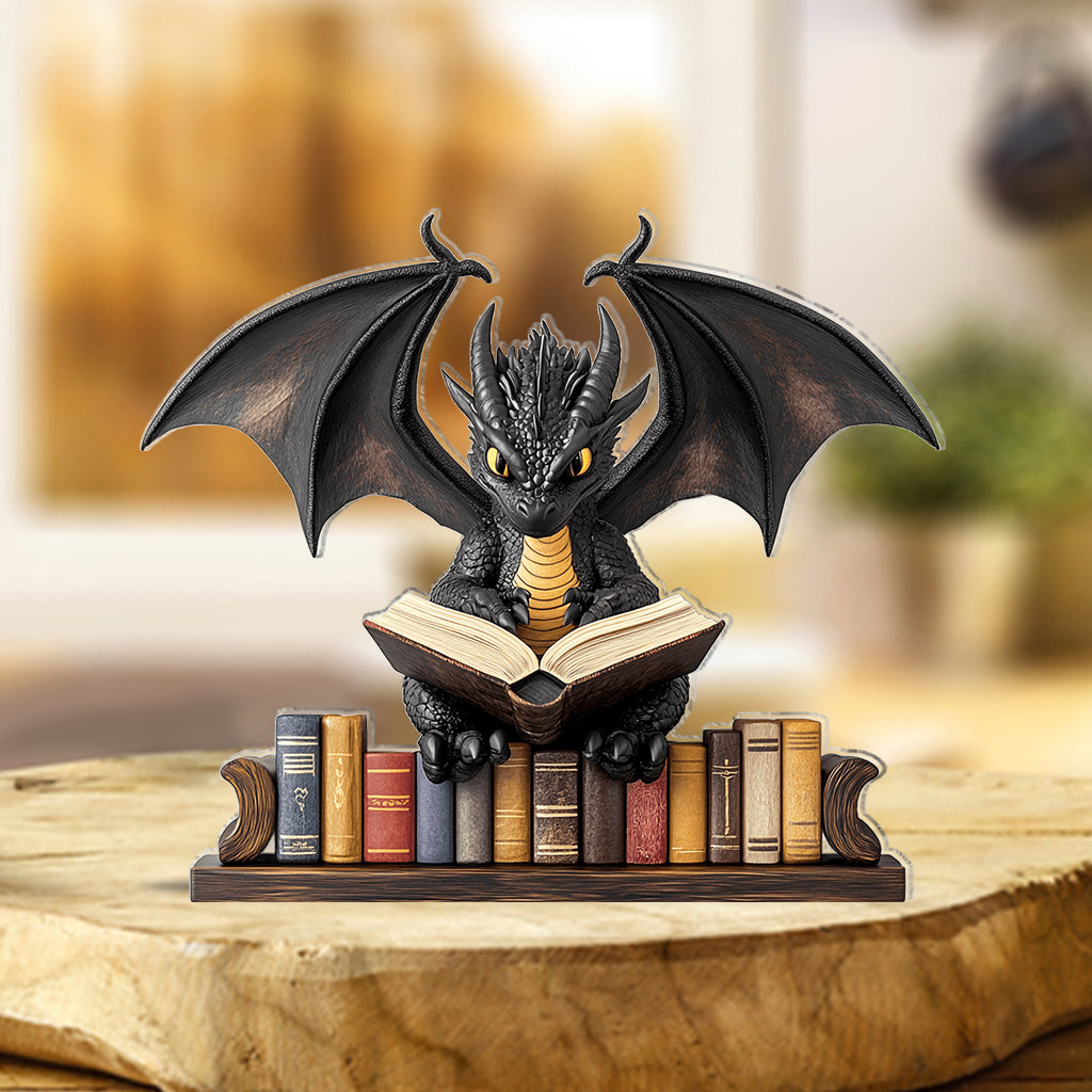 I'm A Bookdragon - Personalized Book Custom Shaped Acrylic Plaque