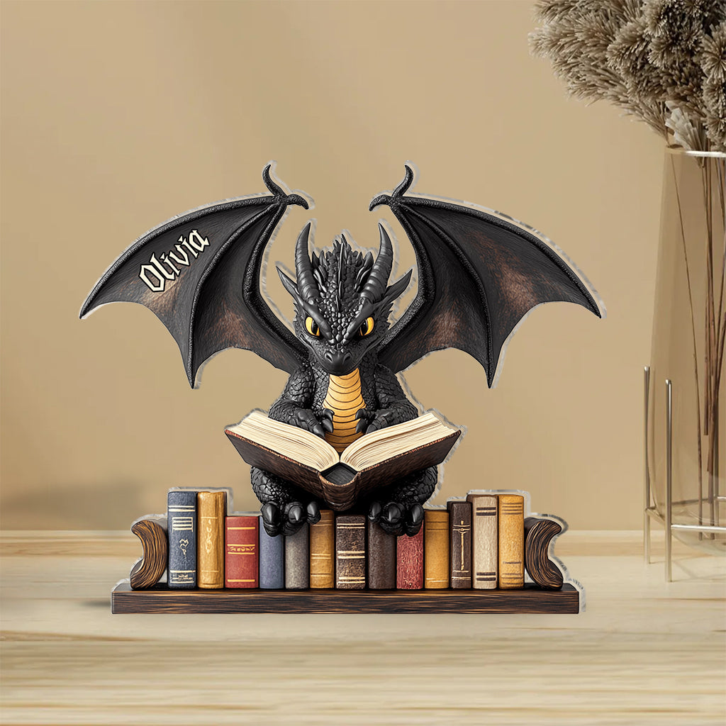 I'm A Bookdragon - Personalized Book Custom Shaped Acrylic Plaque