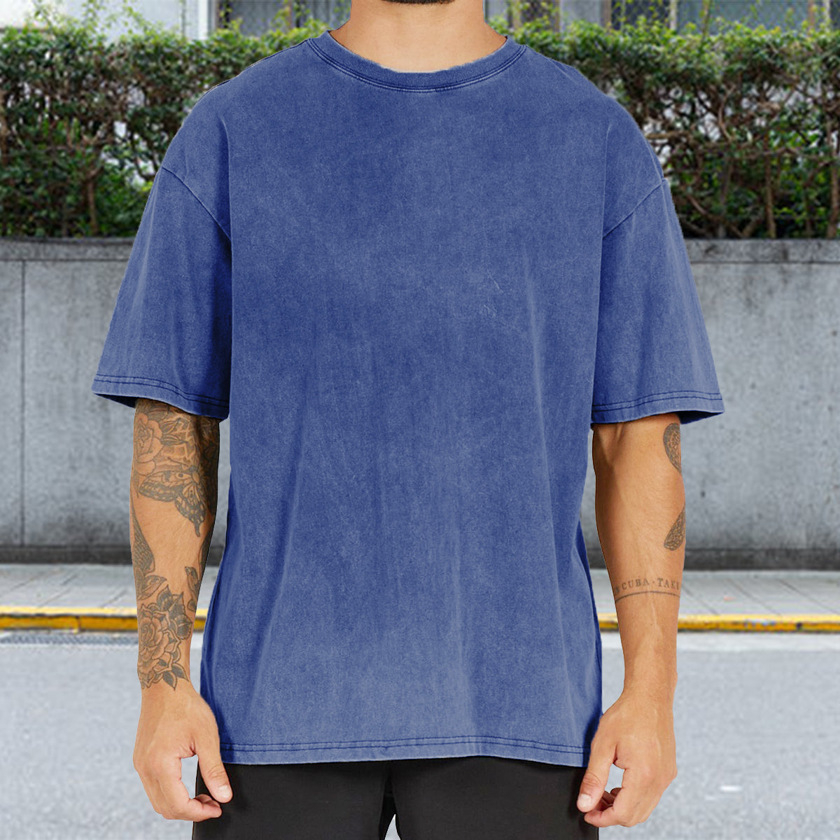 Dirtbike-Papa und Kind – personalisiertes Dirtbike-Wasch-T-Shirt