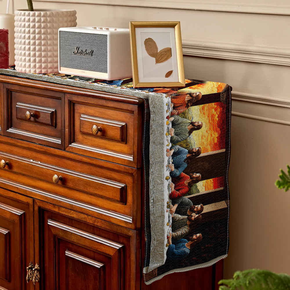 Das letzte Abendmahl – Christlicher Tischläufer