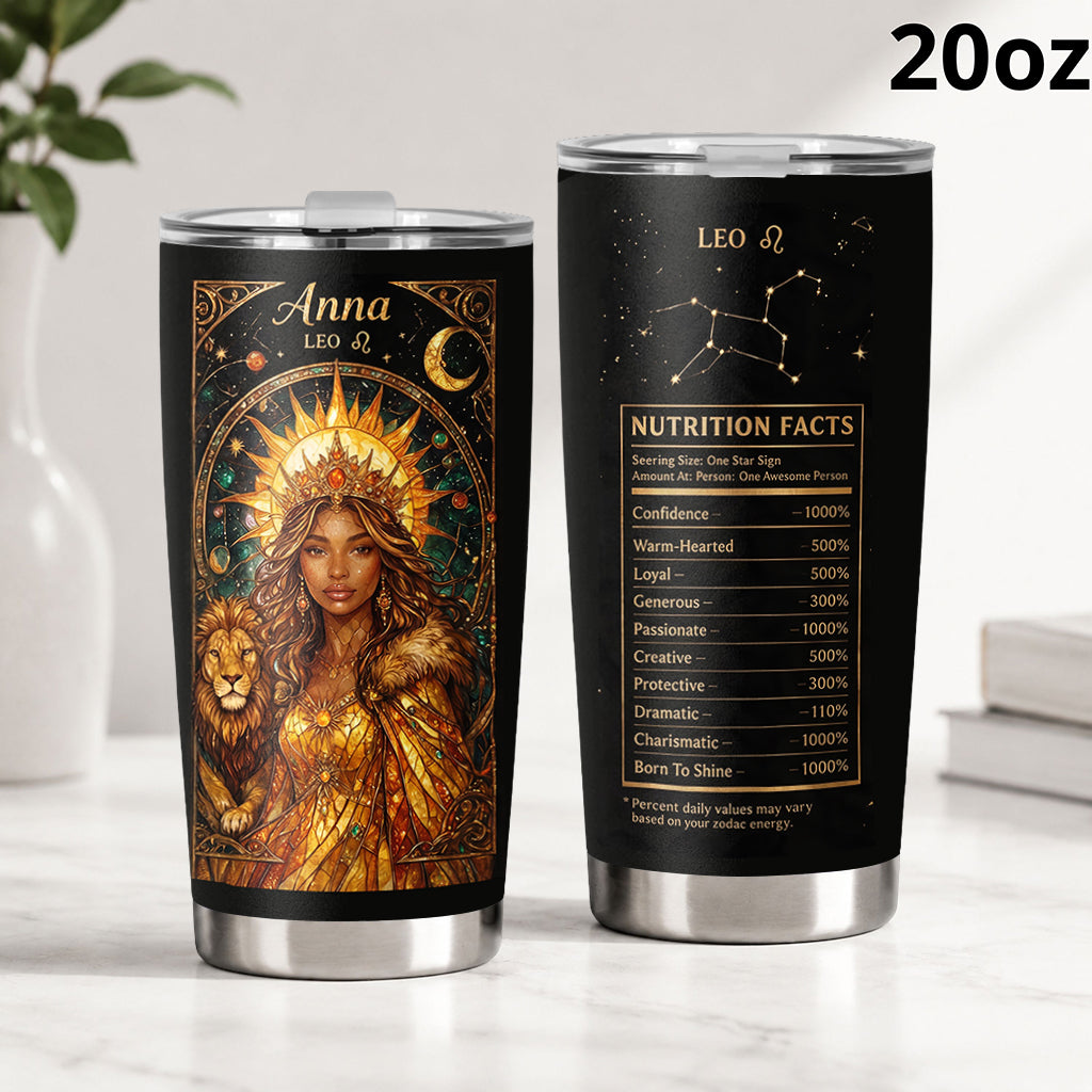 Zodiac Nutrition Facts - Personalized Horoscope Tumbler