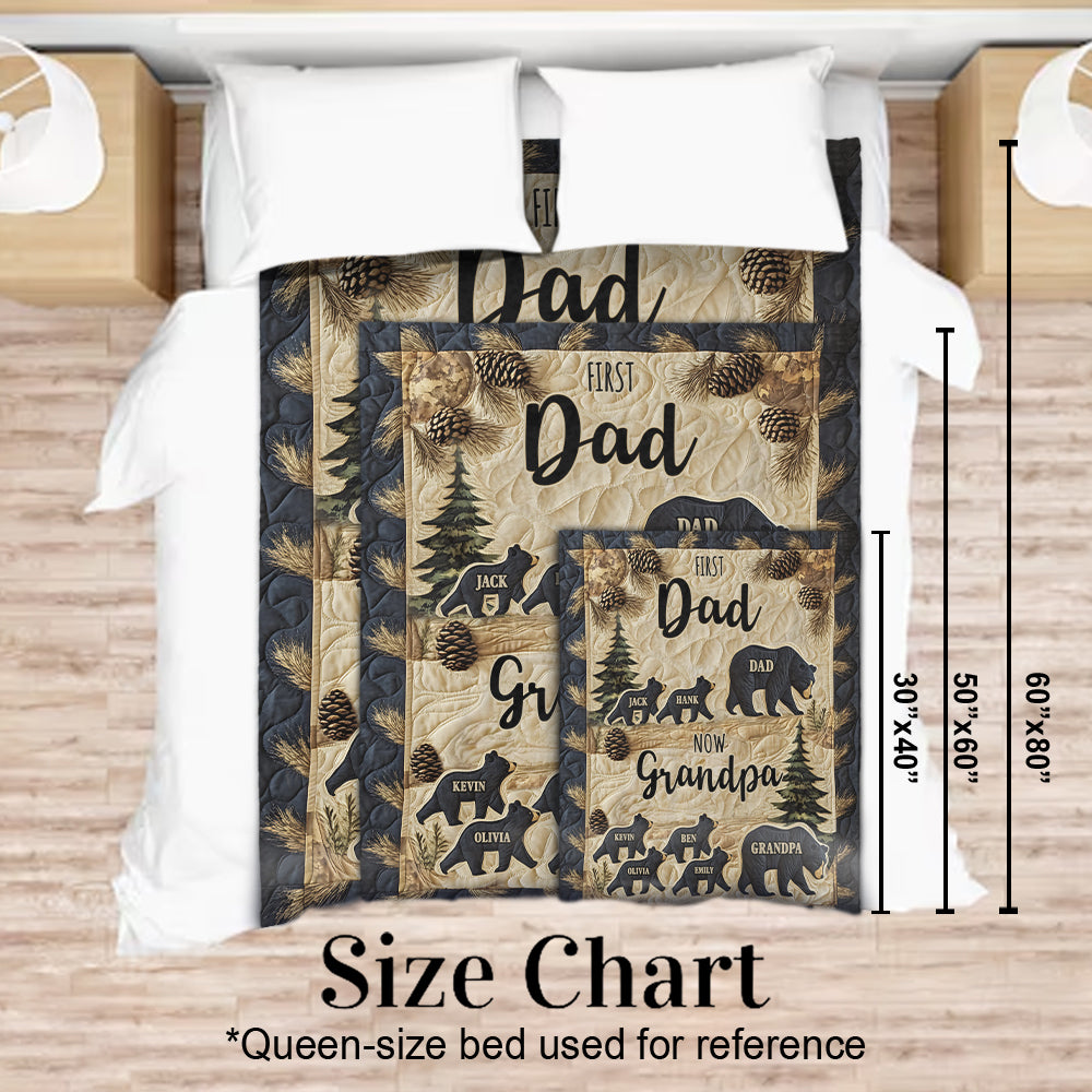 Erst Papa, jetzt Opa – Personalisierte Opa-Decke