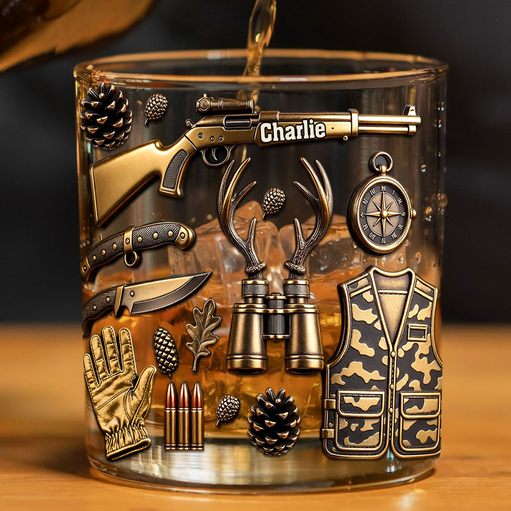 Liebe zur Jagd – Personalisiertes Whiskeyglas für die Jagd