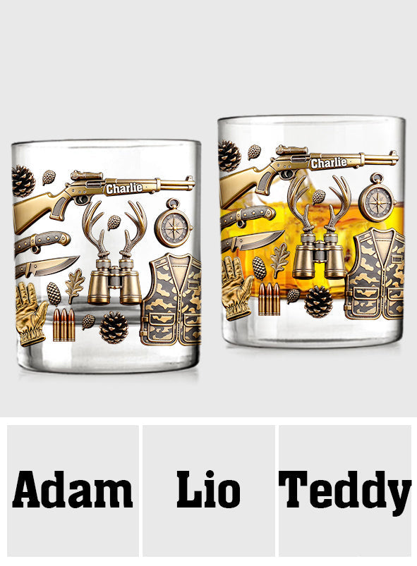 Liebe zur Jagd – Personalisiertes Whiskeyglas für die Jagd
