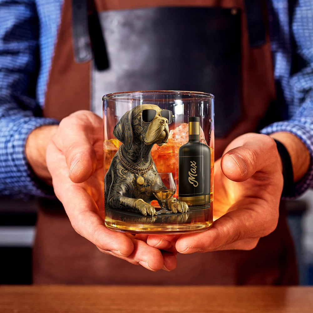 Hund und Whiskey – Personalisiertes Whiskyglas