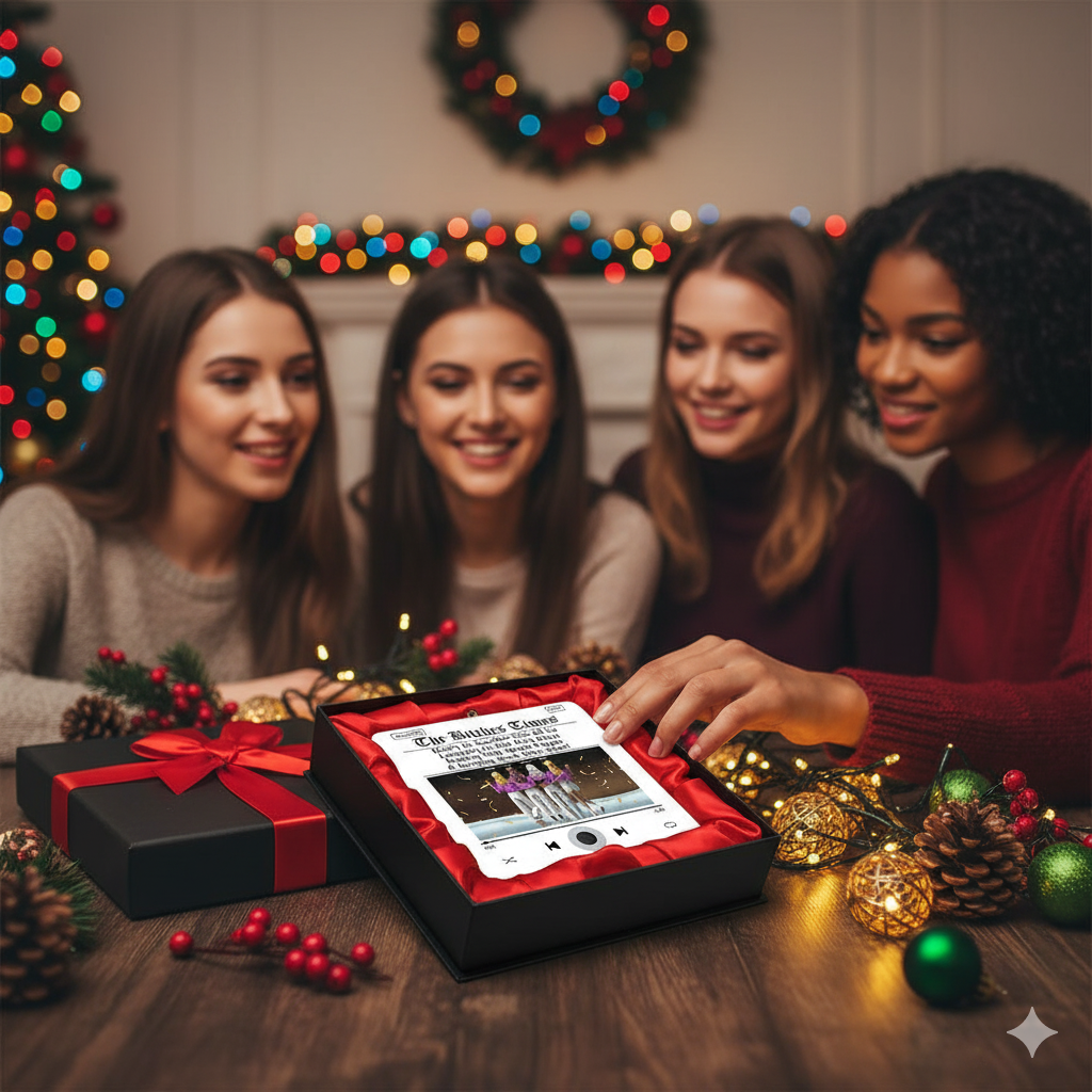Weihnachtsgeschenk für die beste Freundin – Personalisierter Musikplayer-Anhänger für die beste Freundin