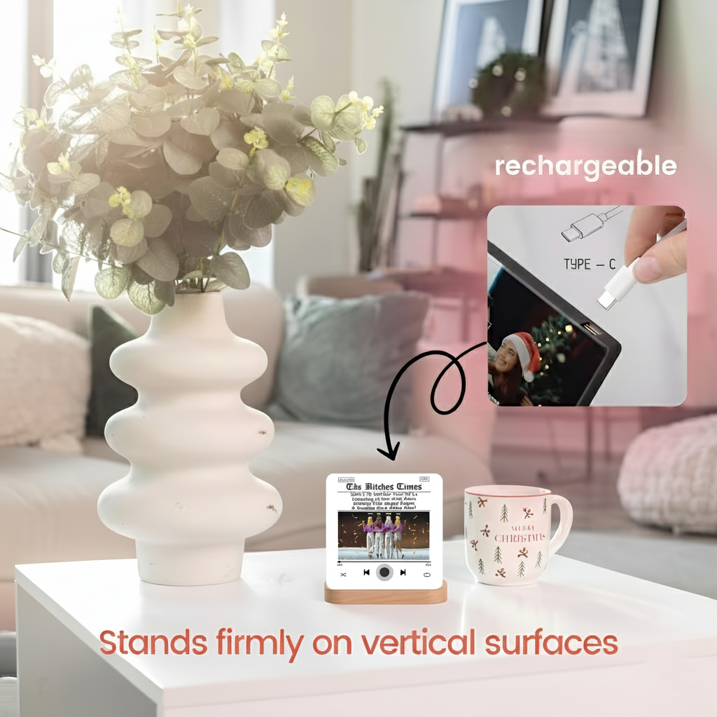 Weihnachtsgeschenk für die beste Freundin – Personalisierter Musikplayer-Anhänger für die beste Freundin