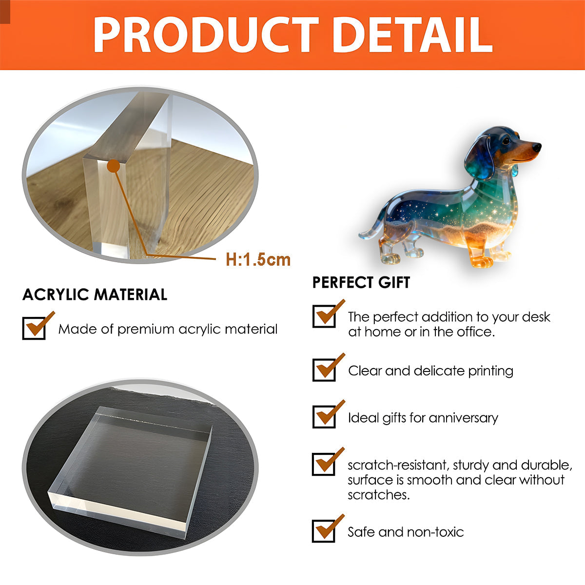 I'm Always With You - Personalized Dachshund Pocket Hug Card