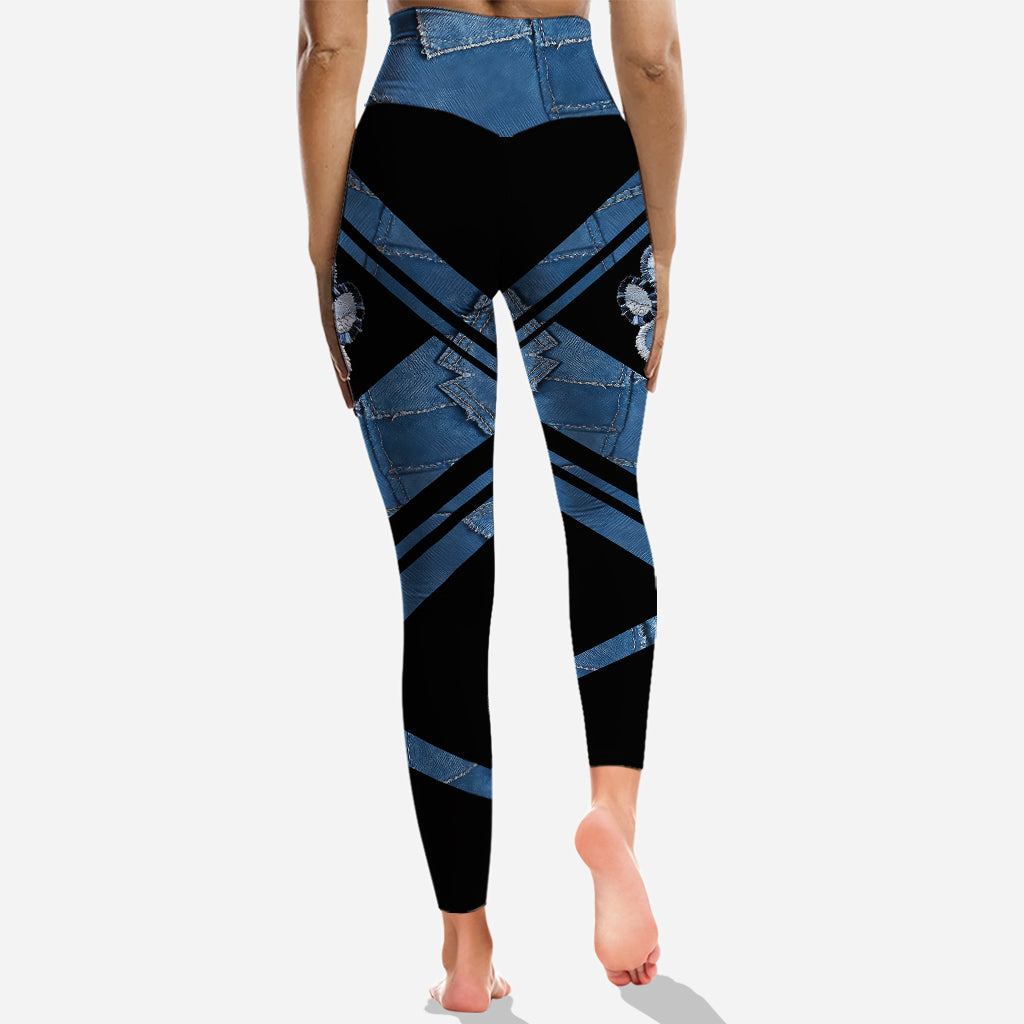 Einfach ein Mädchen, das Hunde liebt – personalisierter Hunde-Hoodie und Leggings