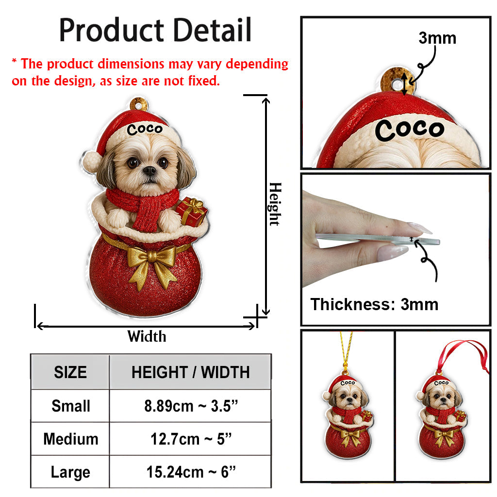 Weihnachtshund – Personalisierter Hundeschmuck