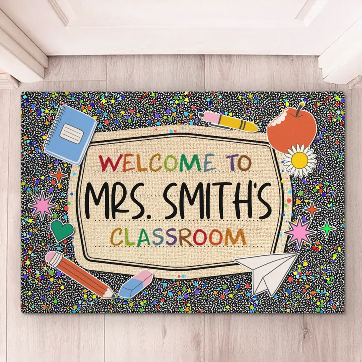 Back To School - Personalized Teacher Doormat