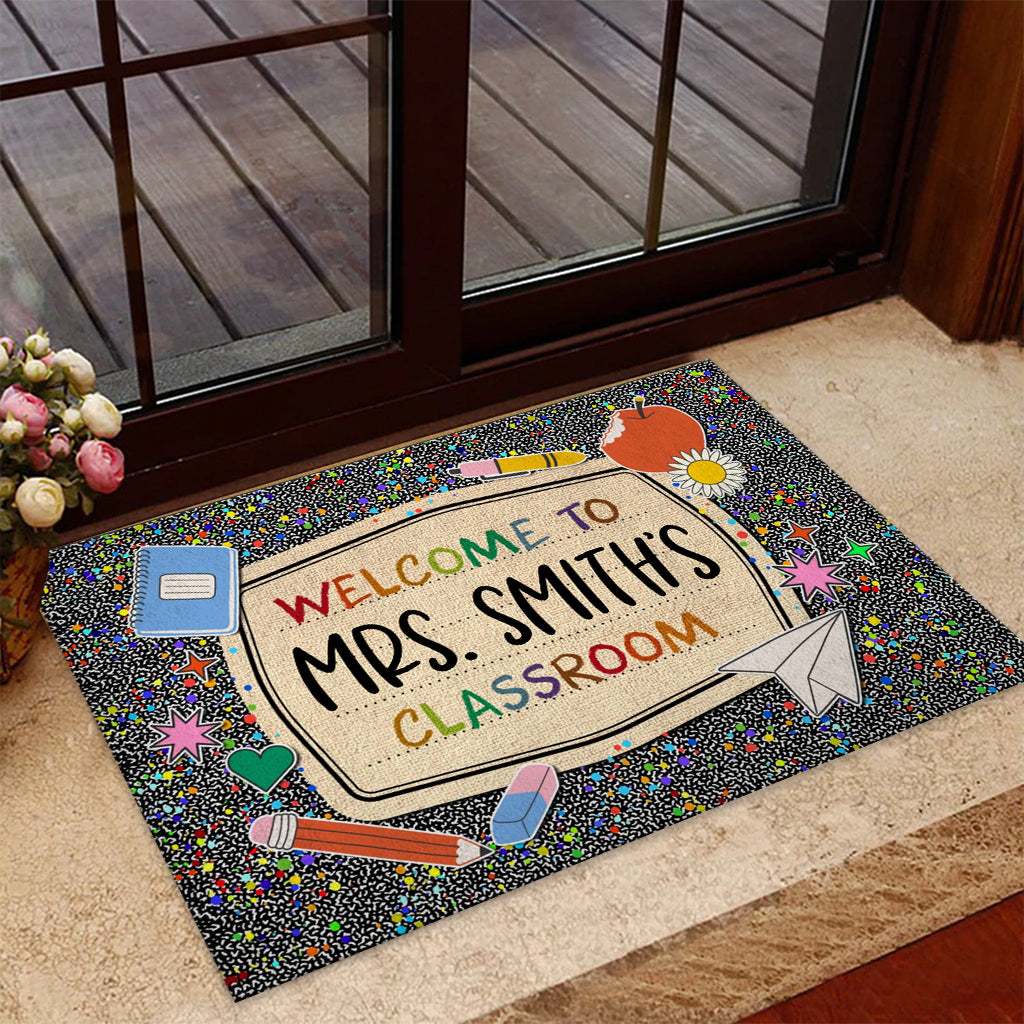 Back To School - Personalized Teacher Doormat