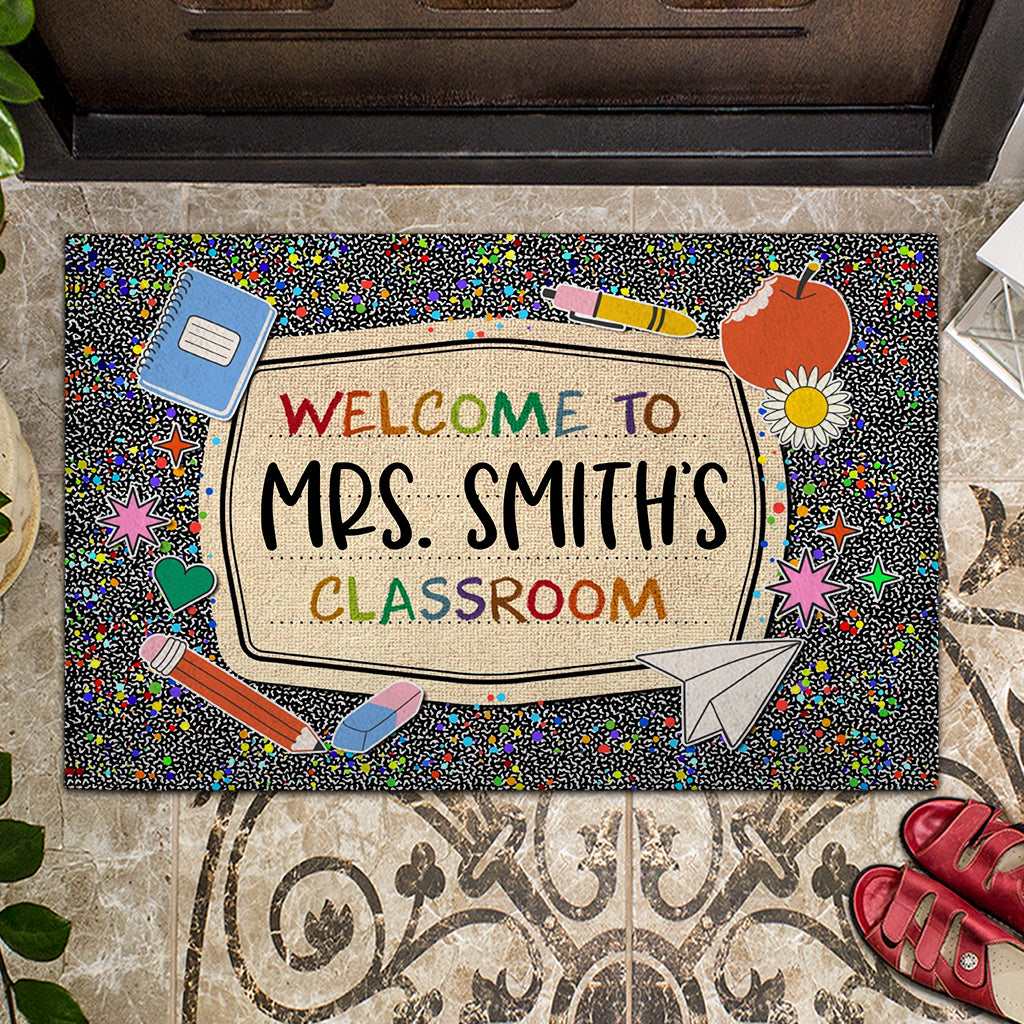 Back To School - Personalized Teacher Doormat
