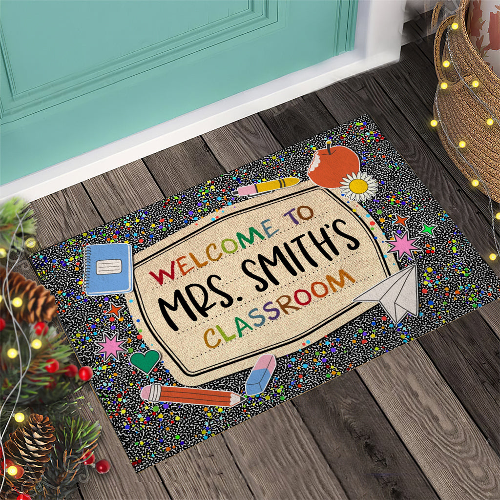 Back To School - Personalized Teacher Doormat
