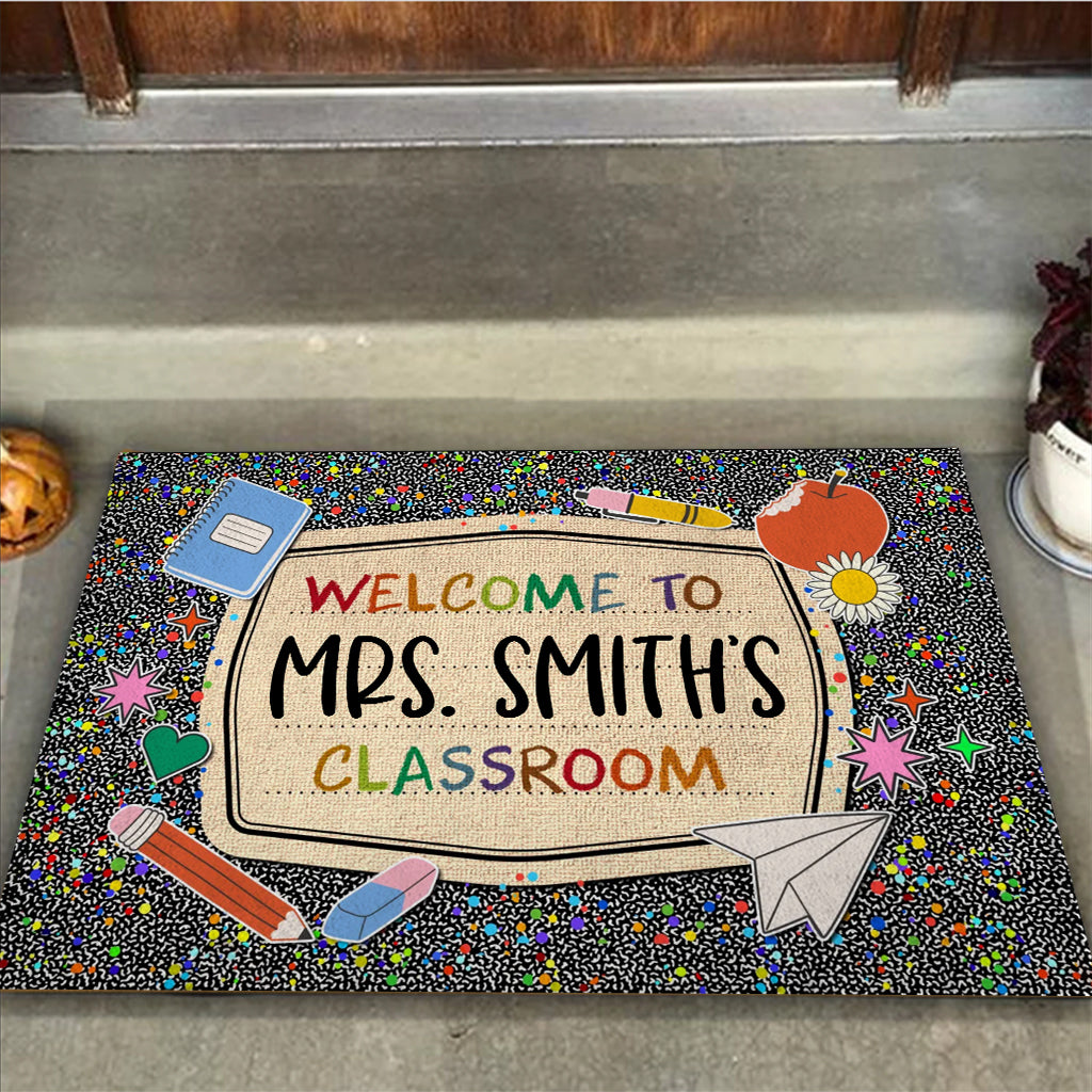 Back To School - Personalized Teacher Doormat