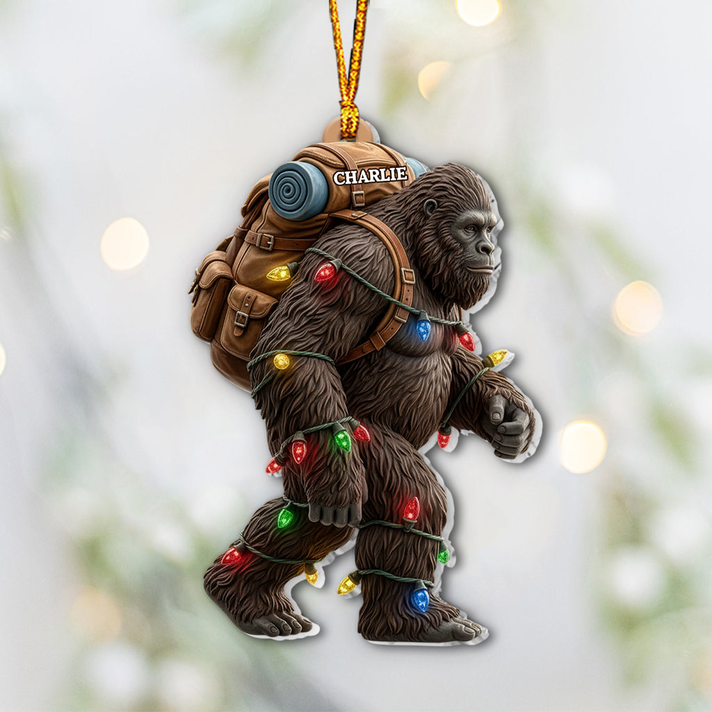 Sasquatch-Weihnachtsgeist – Personalisierter Wanderschmuck