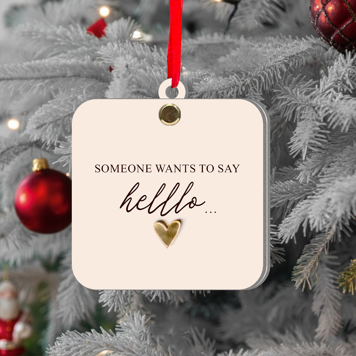 Schwangerschaftsverkündung – Personalisierter Schwangerschafts-Wendeanhänger