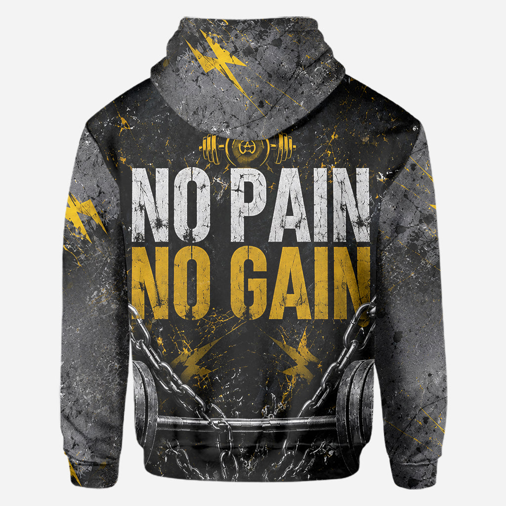 No Pain No Gain - Personalized Fitness All Over Shirt