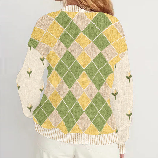 Liebe Frösche - Personalisierter Frosch Cardigan Pullover