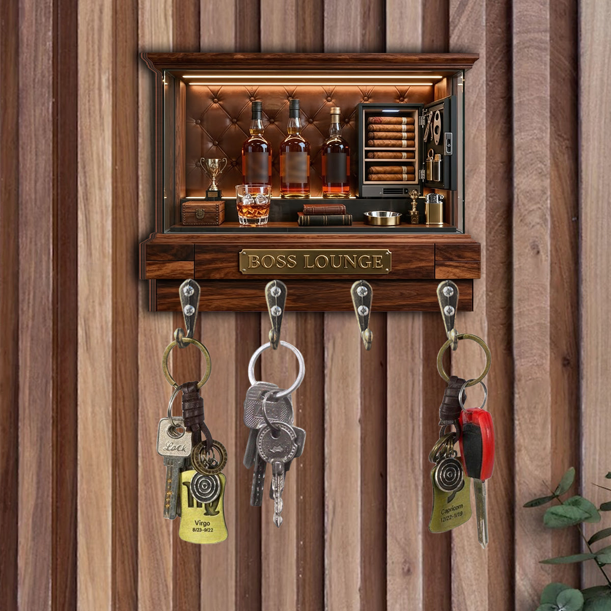 Cigar Display Cabinet - Personalized Luxury Custom Shaped Hanging Rack