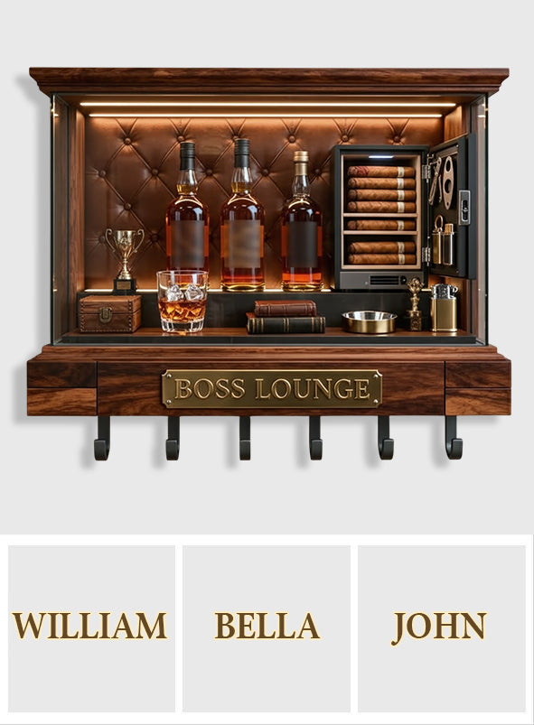 Cigar Display Cabinet - Personalized Luxury Custom Shaped Hanging Rack