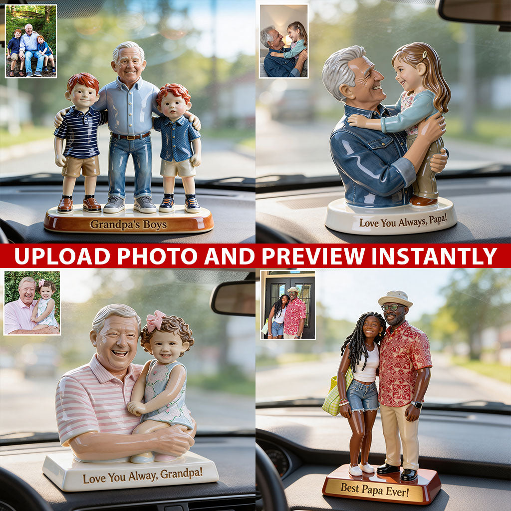 Immer in Liebe - Personalisierte Premium 3D Figur für Opa