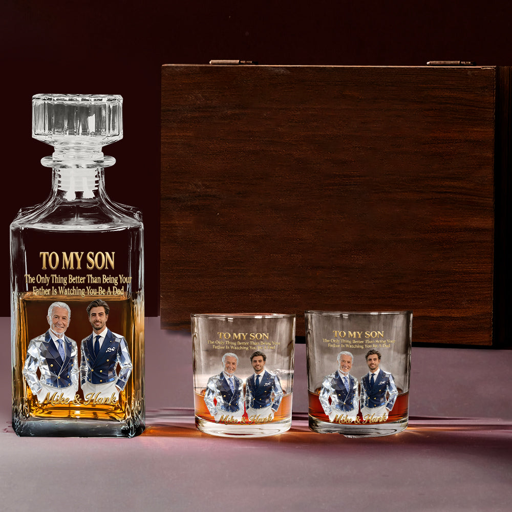 Cooles Geschenk für Papa, Vatertagsgeschenk - Personalisiertes Whiskeyglas