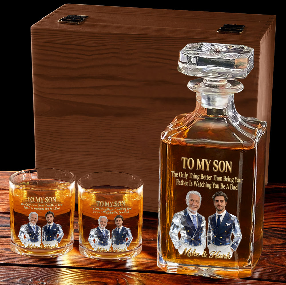 Cooles Geschenk für Papa, Vatertagsgeschenk - Personalisiertes Whiskeyglas