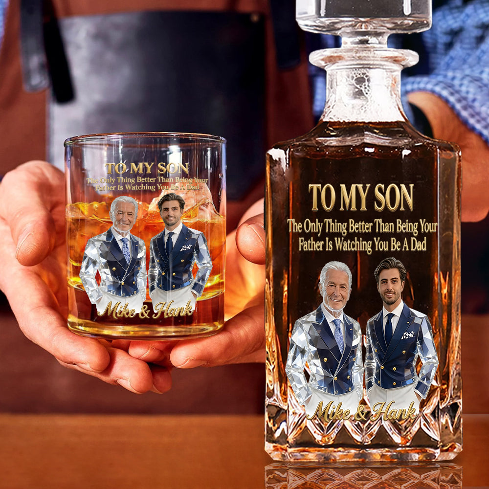 Cooles Geschenk für Papa, Vatertagsgeschenk - Personalisiertes Whiskeyglas