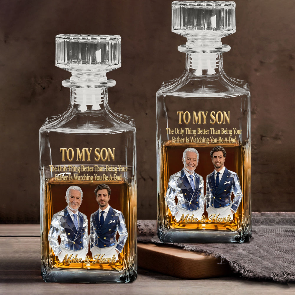 Cooles Geschenk für Papa, Vatertagsgeschenk - Personalisiertes Whiskeyglas
