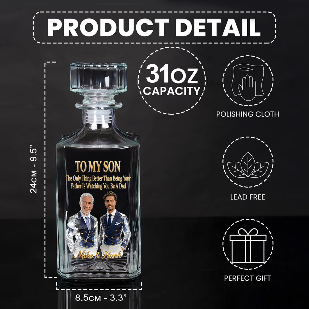 Cooles Geschenk für Papa, Vatertagsgeschenk - Personalisiertes Whiskeyglas