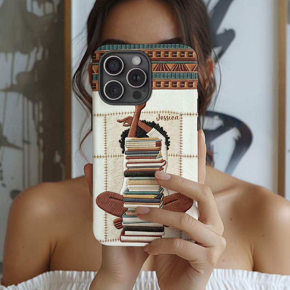 Schwarze Geschichte und Kultur – Personalisierte Handyhülle mit afroamerikanischem Vollbild-Print