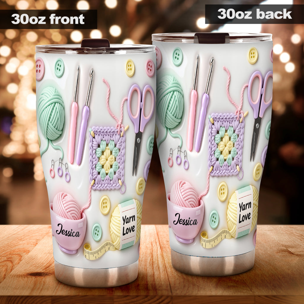 Häkelfans aufgepasst! - Personalisierter Häkelbecher