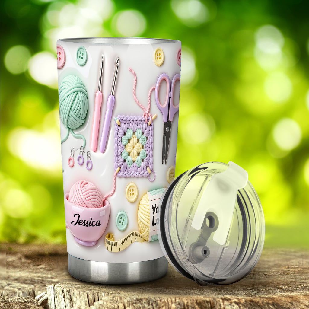 Häkelfans aufgepasst! - Personalisierter Häkelbecher