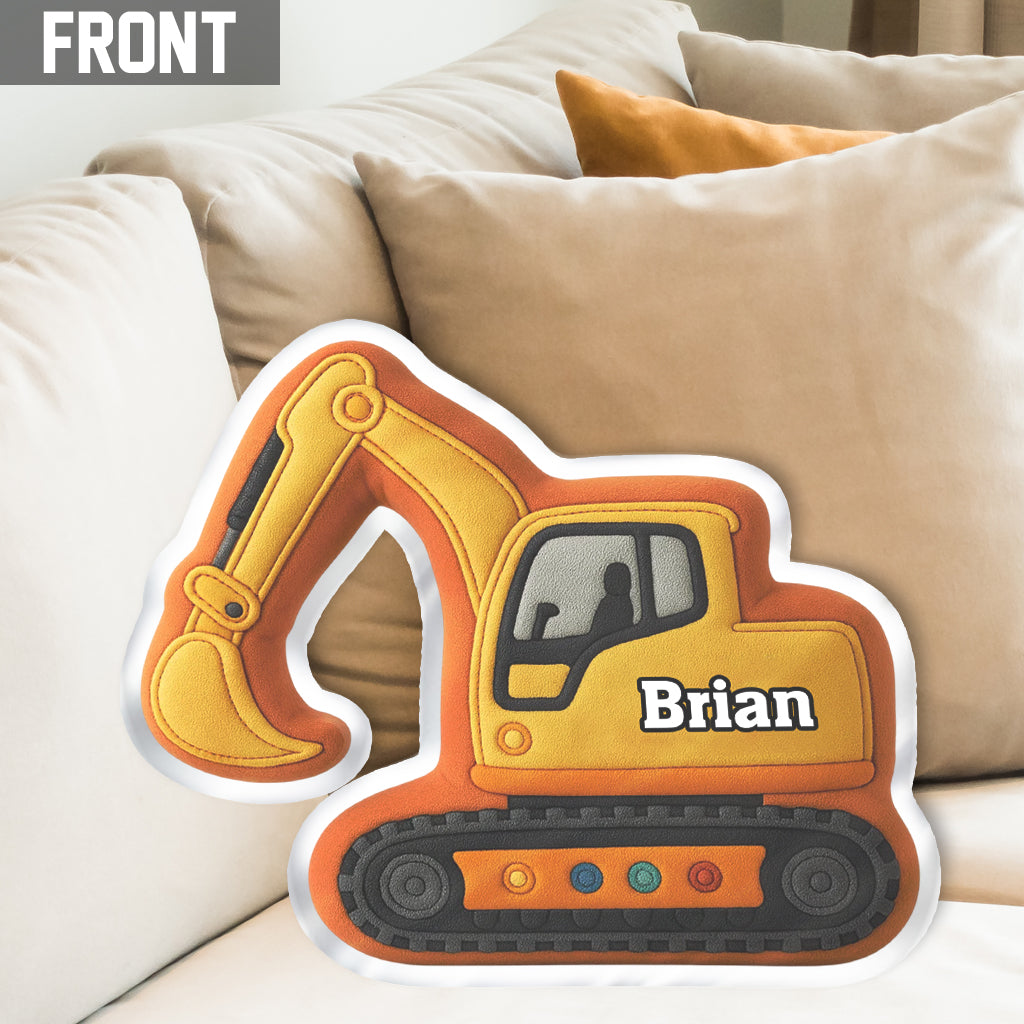 Niedliches Auto-Geschenk für Kinder – personalisiertes Kissen in Kinderform