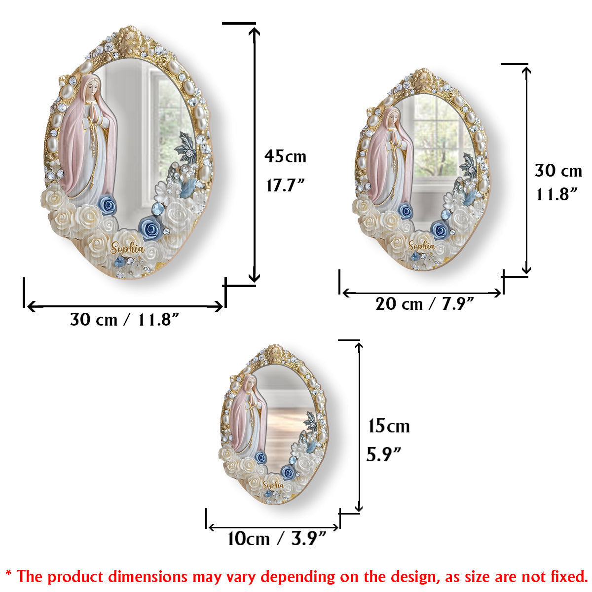 Believer - Personalized Christian Wall Hanging Mirror