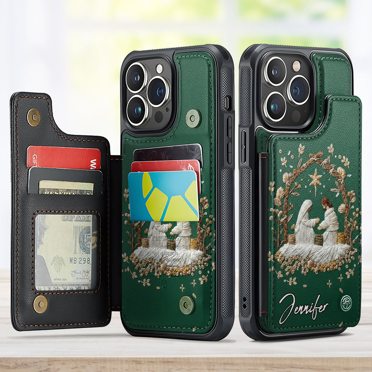 Jesus liebt dich – Personalisierte christliche Handyhülle mit Volldruck